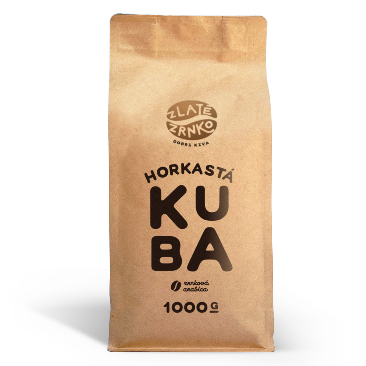 Káva Zlaté Zrnko - Kuba "HORKASTÁ" - NAJZAUJÍMAVEJŠIA 1kg