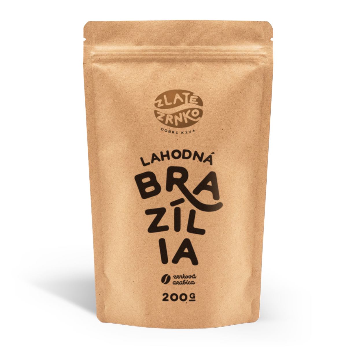 Káva Zlaté Zrnko - Brazília - "LAHODNÁ" 200g