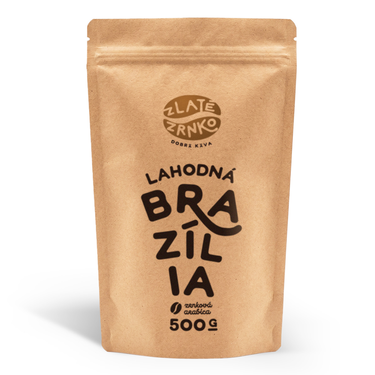 Káva Zlaté Zrnko - Brazília - "LAHODNÁ" 500g