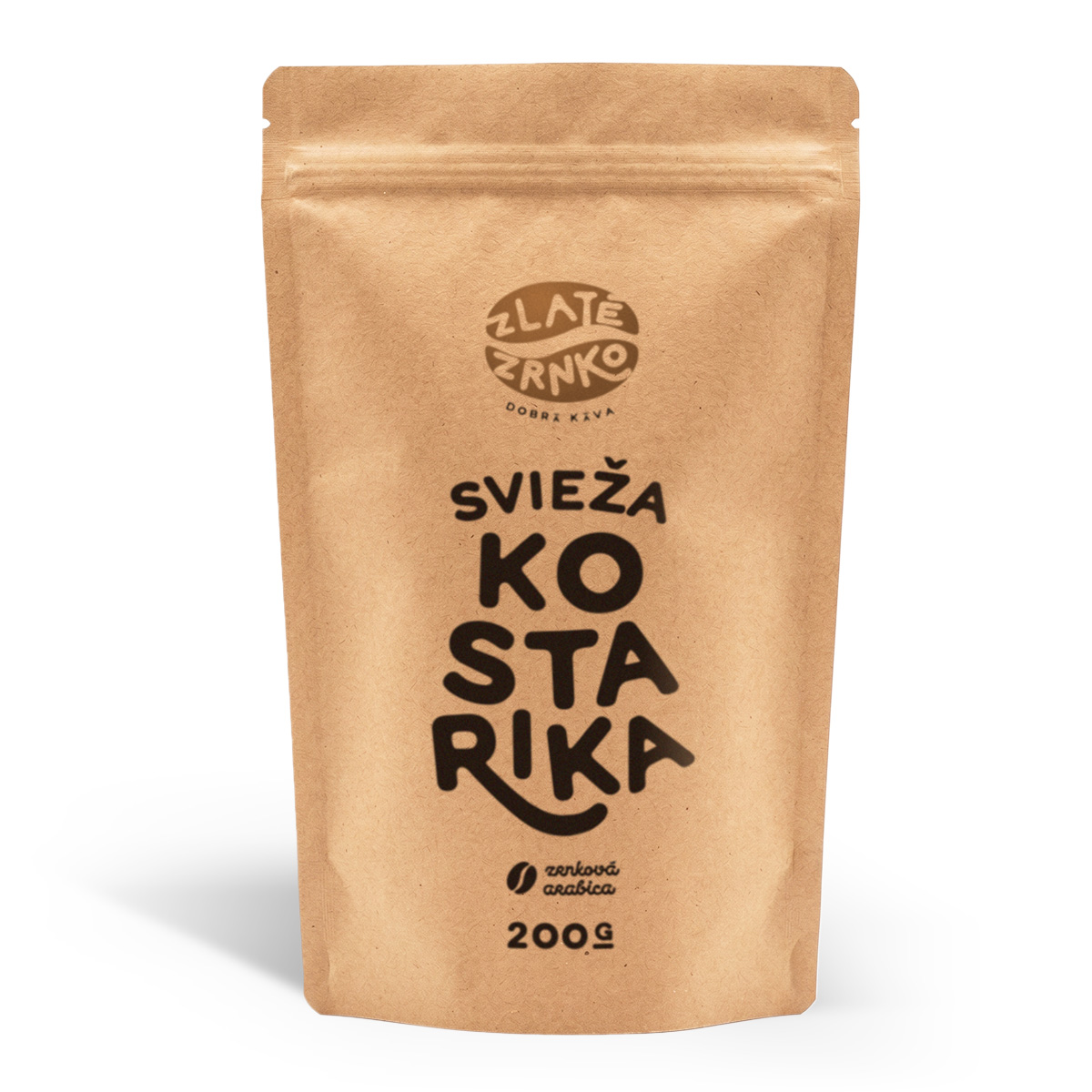 Káva Zlaté Zrnko - Kostarika - "SVIEŽA" 200g