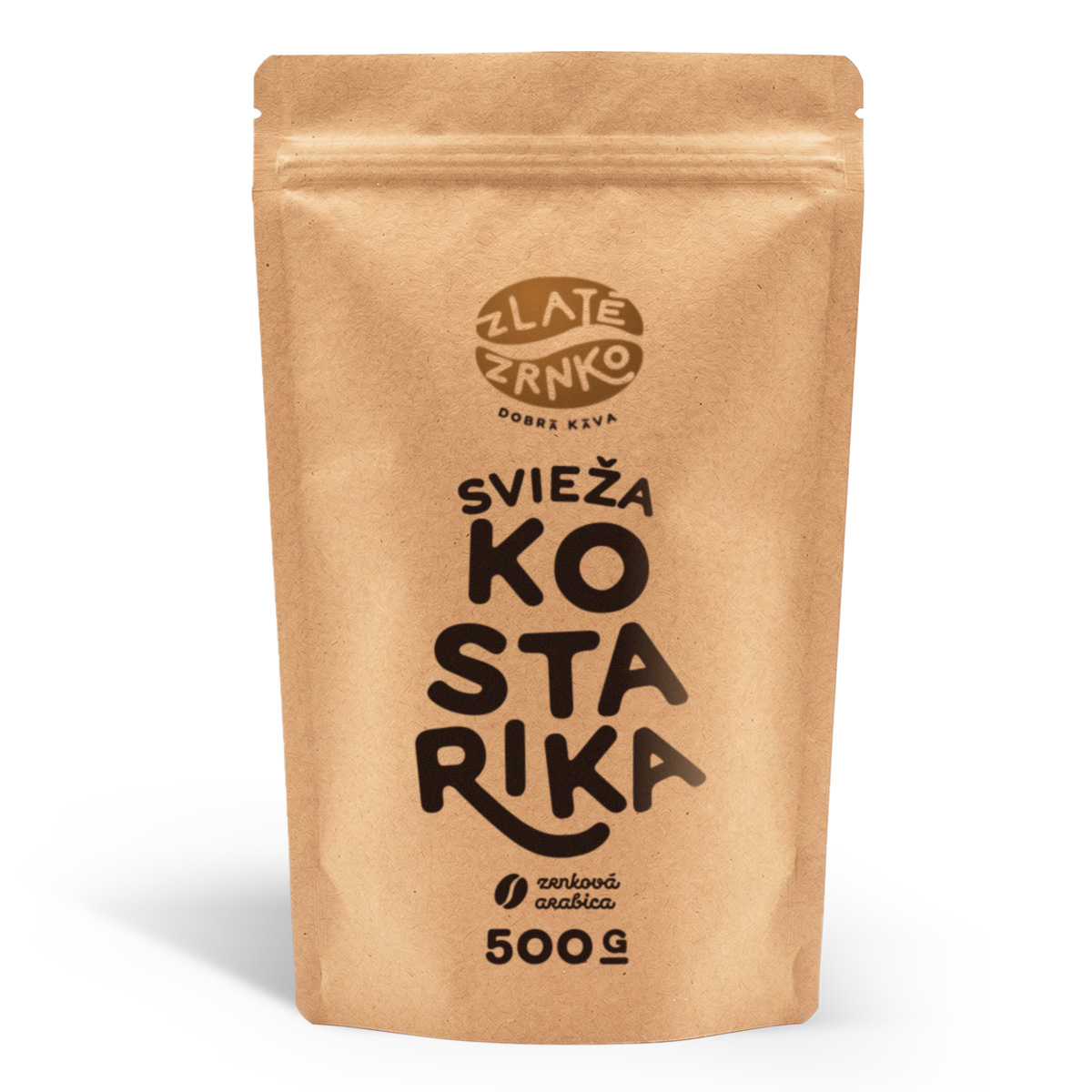 Káva Zlaté Zrnko - Kostarika - "SVIEŽA" 500g