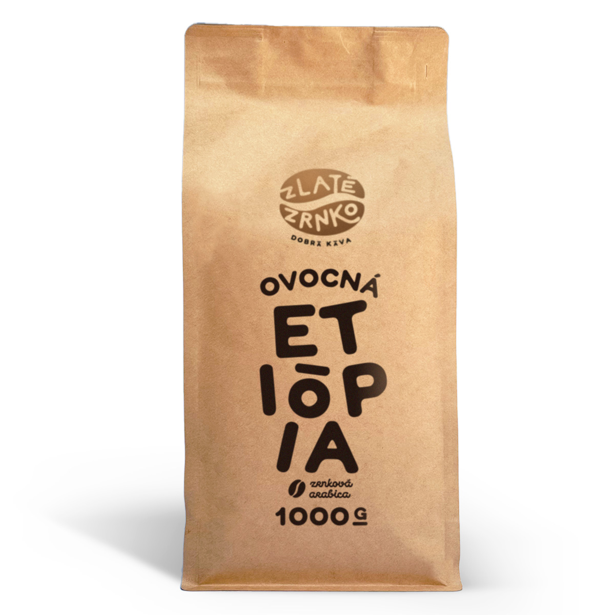 Káva Zlaté Zrnko - Etiópia - "OVOCNÁ" 1kg