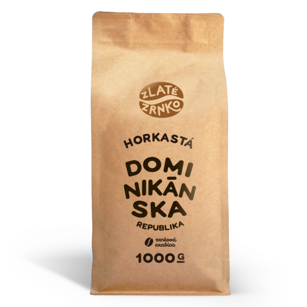 Káva Zlaté Zrnko - Dominikánska Republika "HORKASTÁ" 1kg