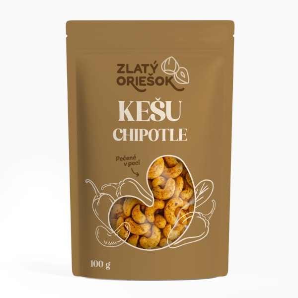 Zlatý Oriešok - Kešu chipotle 100g