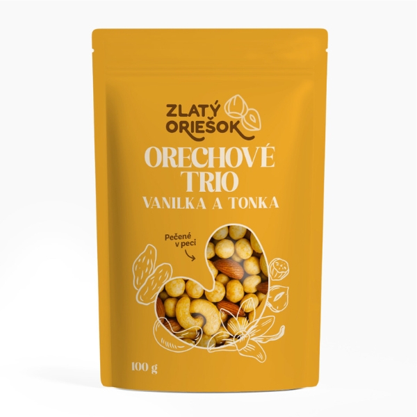 Zlatý Oriešok – Orechové trio 100g